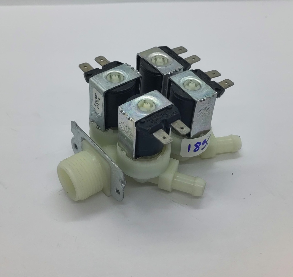 Electrovanne 4 voies - ø10mm -  3/4" - 180° - 230V - 3213931 - Miele - Universel