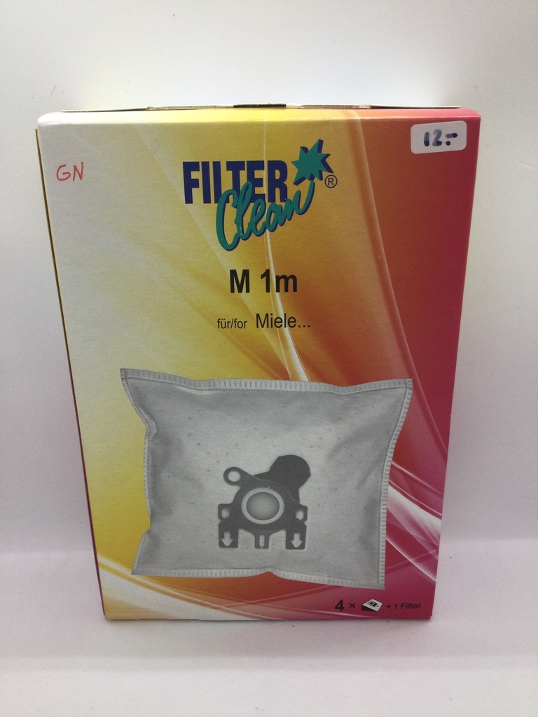 Sac Aspirateur Miele FL0013 - 4x + 1 filtre - FL0013 K - Compatible Miele GN