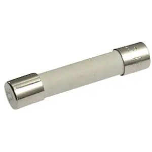 Fusible Céramique 6.3x32mm (1x) - 10A - 600V (max) - 7621 - Peaktech / Universel