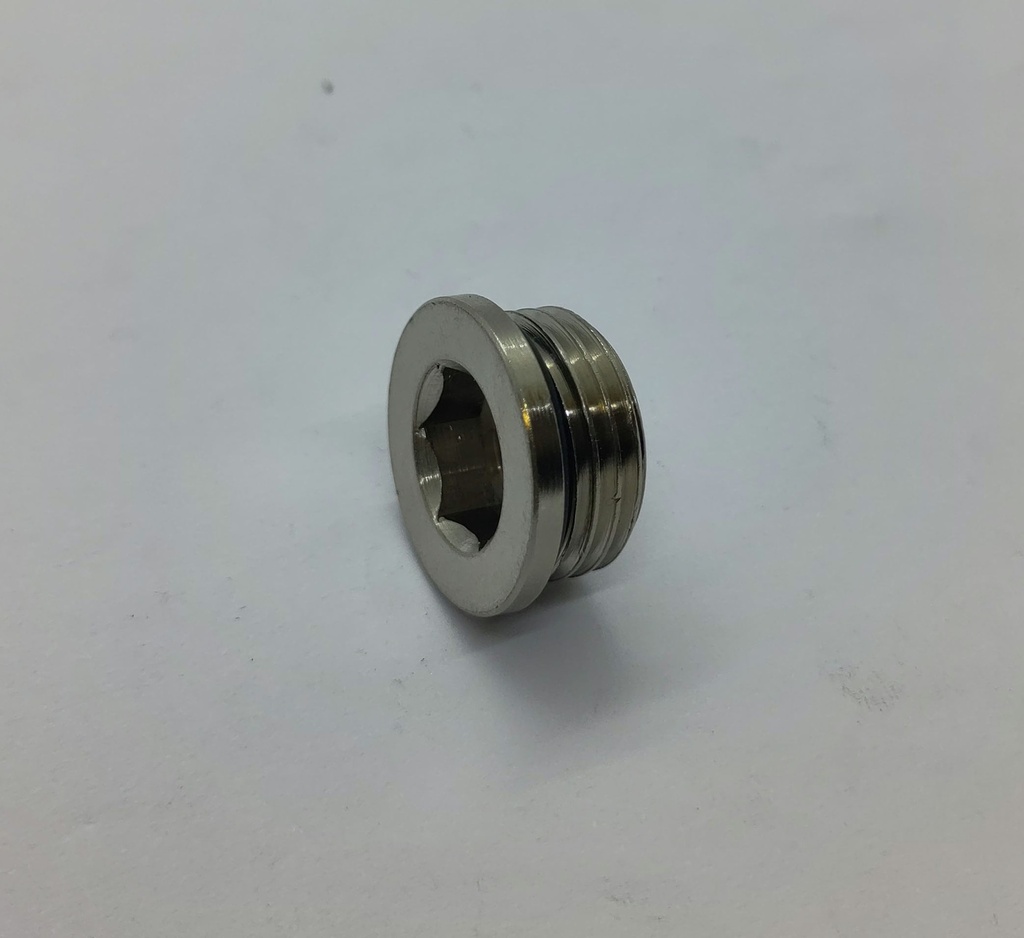 Bouchon acier inox 1/2" mâle