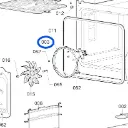 Corps de chauffe circulaire four V zug K44413