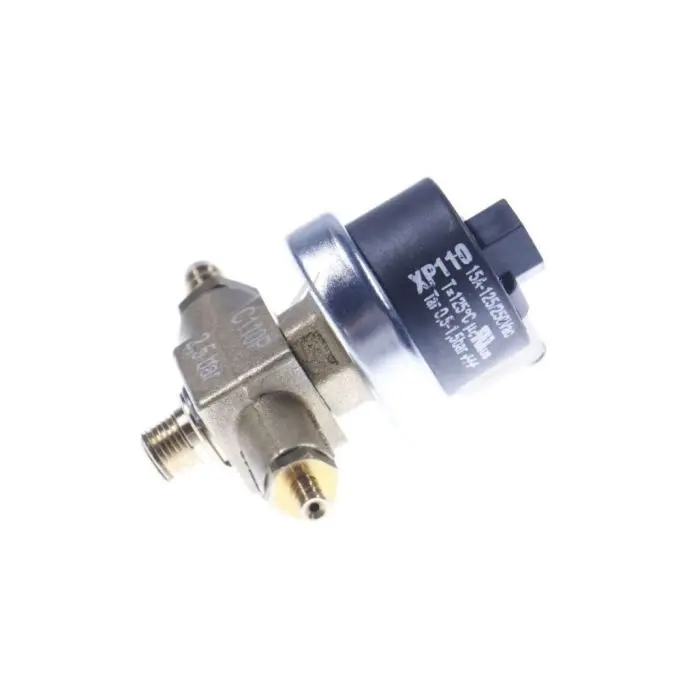 Pressostat XP110 - 1/8 - 1.2 bars avec soupape 2.5 bars - Machine à café - Universel