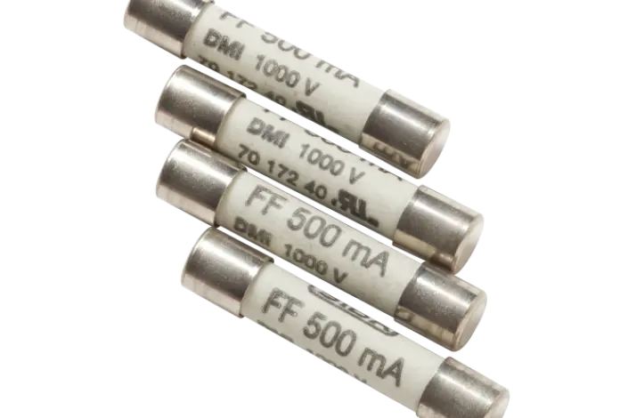 [1990695] Fusible Céramique 6x32mm (4x) - 500mA - 1000V (max) - FP500 - Amprobe / Universel