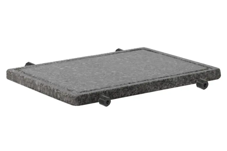 Plat à Gril en pierre naturelle - 29.5x22.8cm - 0029.085 - Appareil à raclette - Stöckli / Universel