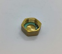 Bouchon laiton 3/4" avec joint plat