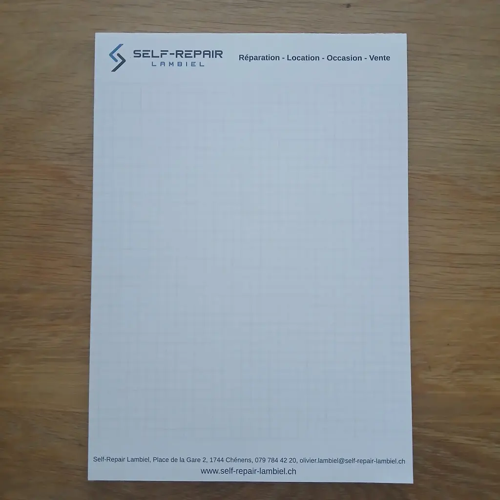 Bloc note A4