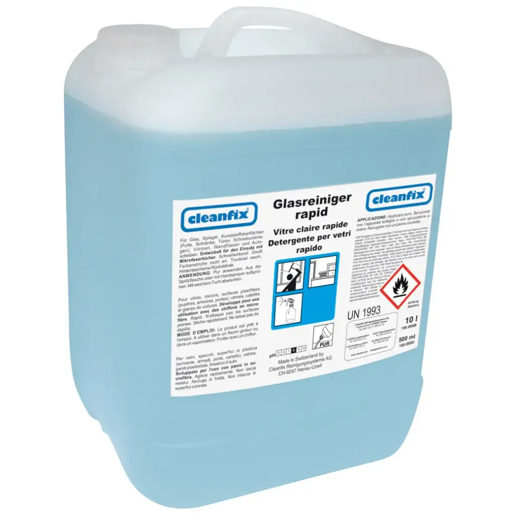 [190.088B] Nettoyant vitres et plastique Cleanfix 10 litres