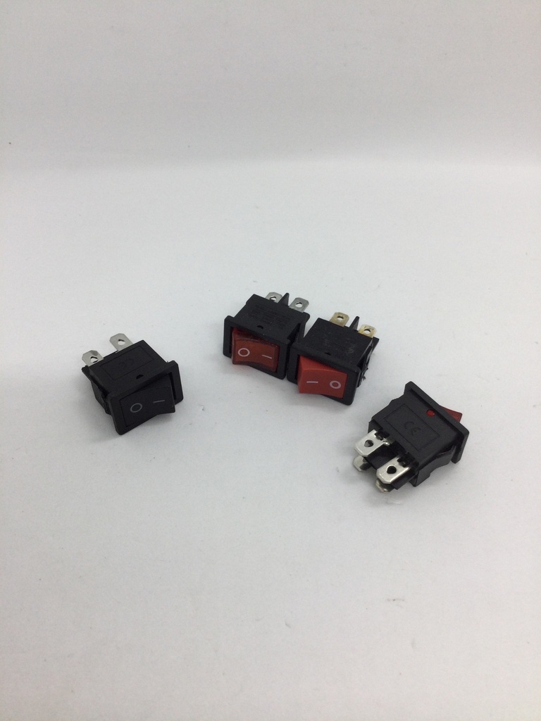 Schalter ein/aus - (21x15mm) 4pins - 6A(max.) - 250V - KCD1