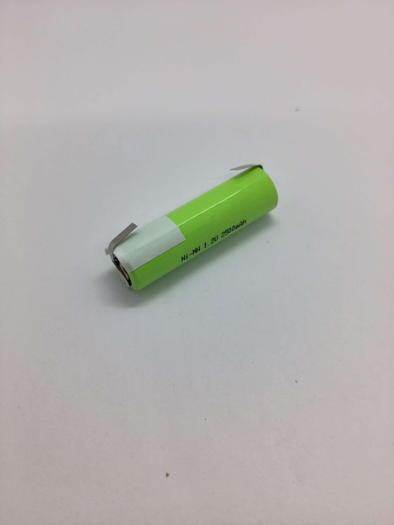 Batterie Ni-MH (1x) - 1.2V - 2500mAh - 14x50mm - Braun / Universel