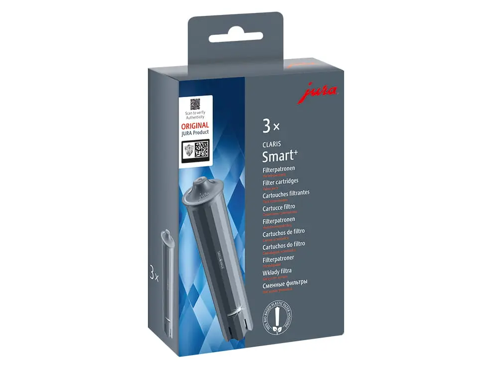 Filtre Machine à Café Jura 24233 - Claris Smart+ lot de 3