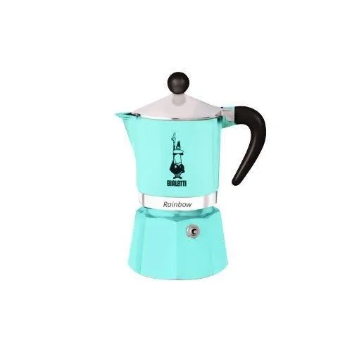[U61557] Cafetière italienne Bialetti 3 tasses 5042 4982 (Turquoise)