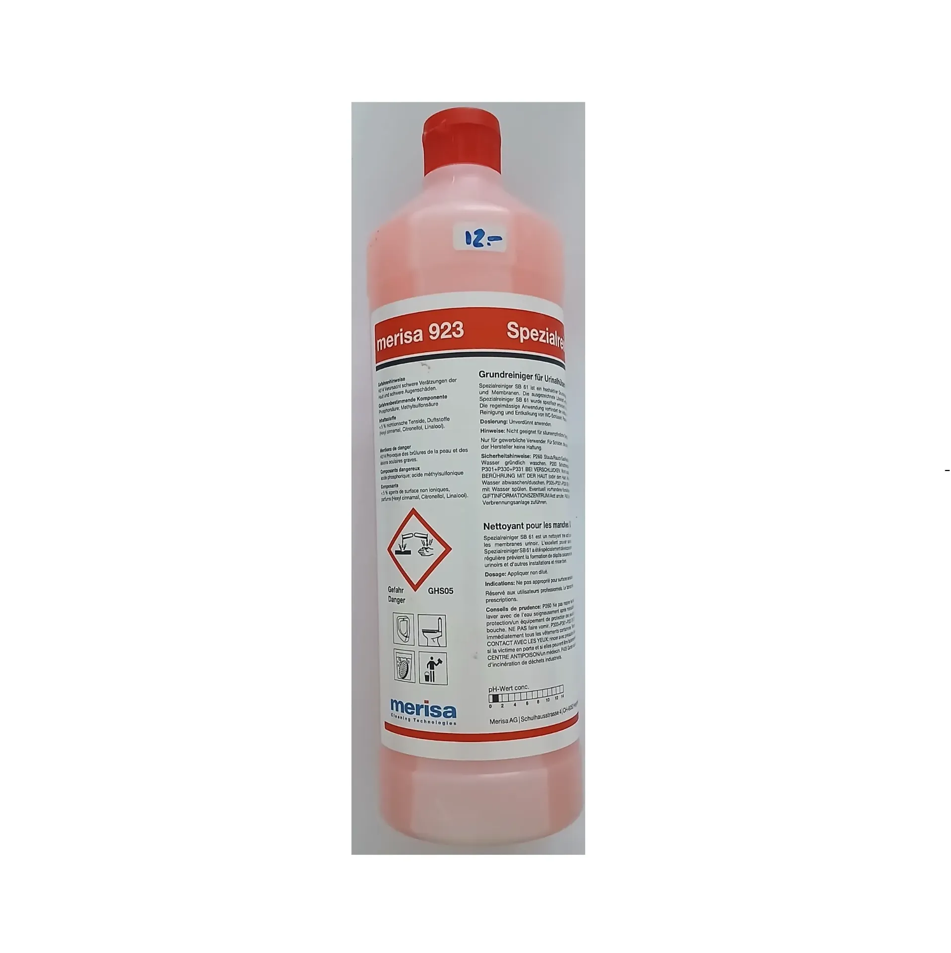 Sanitärentkalker Merisa 923 1 Liter