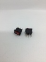Ein/Aus-Schalter - rot beleuchtet - (21x15mm) 3 Pins - 6A(max.) - 250V - KCD1