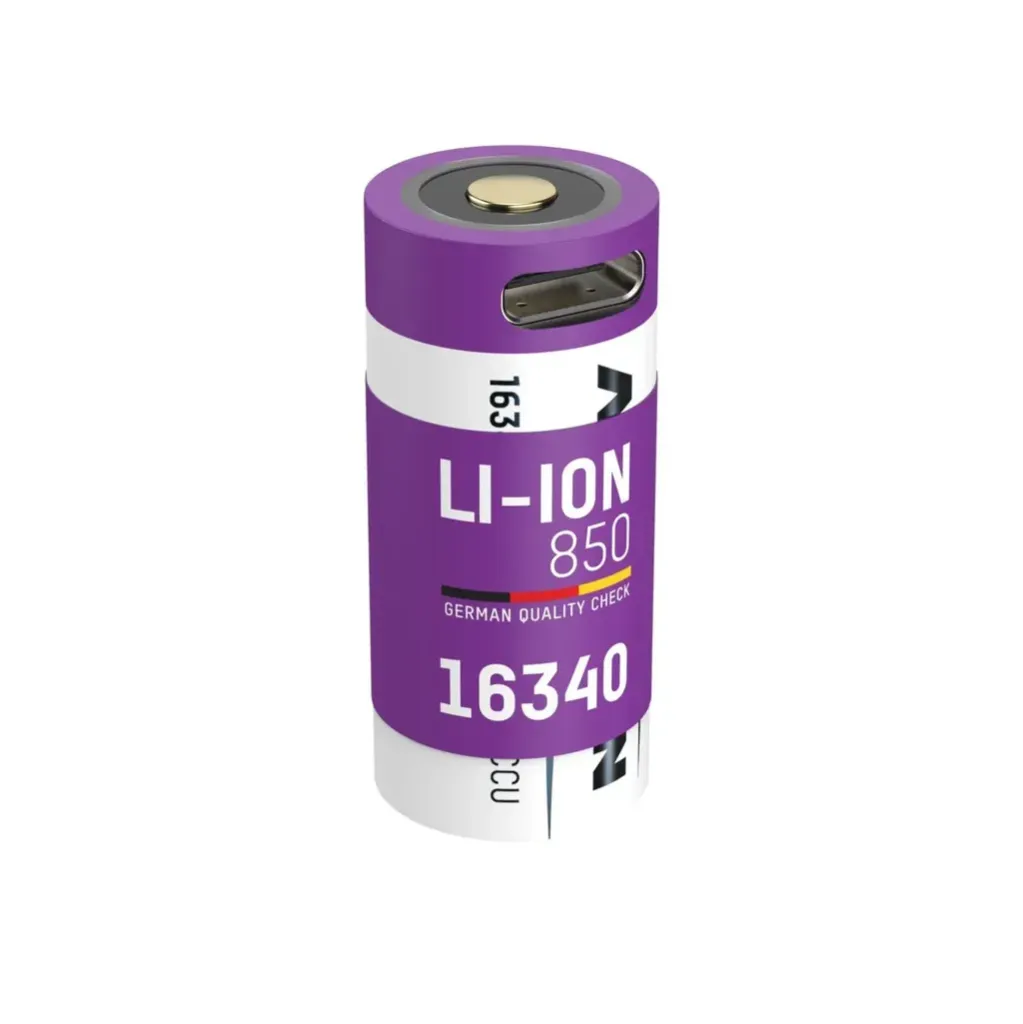 Pile rechargeable Li-ion 16340 CR123 Ansmann 1300-0015