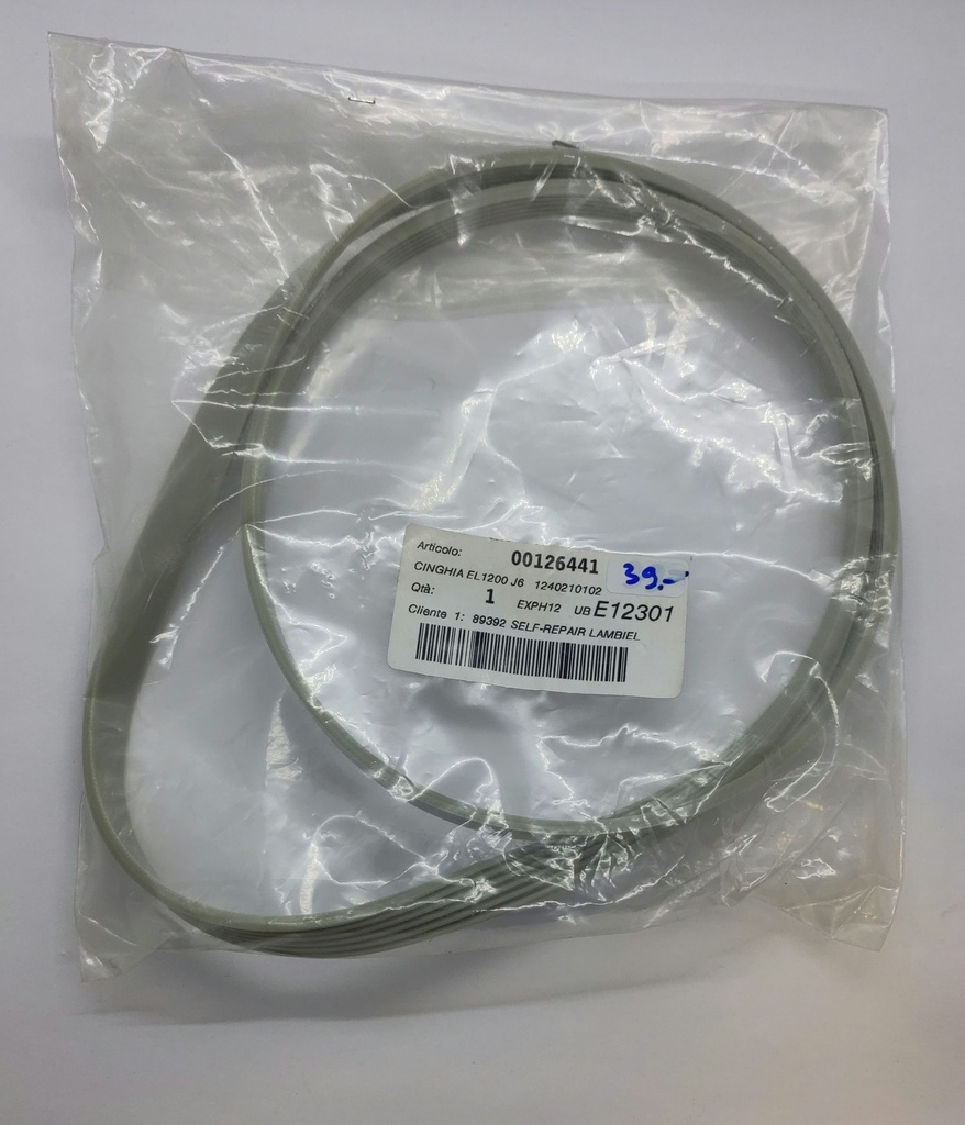 Courroie Poly V (rainure) 1200 J6 x 13.8mm - Universel