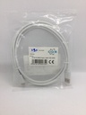Lot 2 câbles mâle/mâle (USB 2.0 A / USB 3.1 C) - 1.8 mètre - droit - Universel