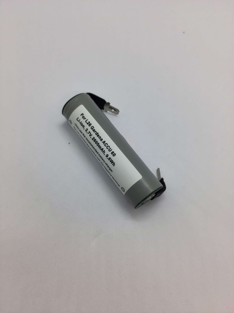 [#M508510] Batterie Li-ion (1x) - 3.7V - 2600mAh - 9.6Wh - 18x65mm - Gardena / Universel
