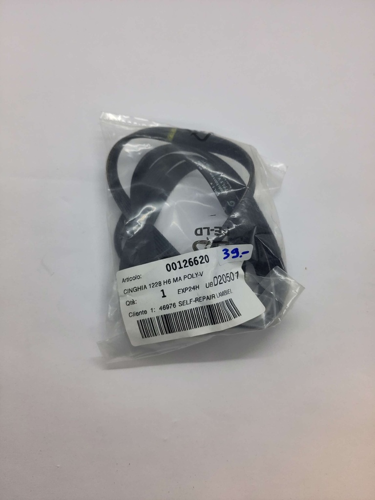 Courroie Poly V (rainure) 1228 H6 x 9.2mm - Universel