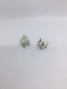 Interrupteur poussoir (23.5 à 26.5mm) 2 pin - 10A(max.) - 78600700 - Universel 