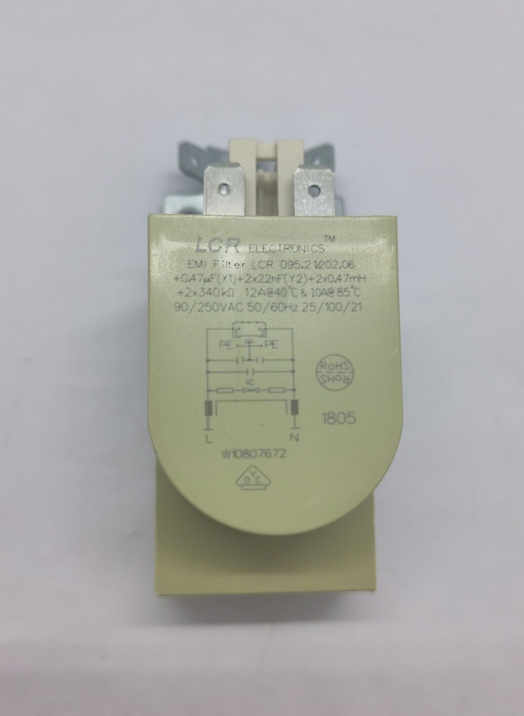 Filtre antiparasite - 0.47uF + 2x0.022uF - 481010807672 - Bauknecht / Universel