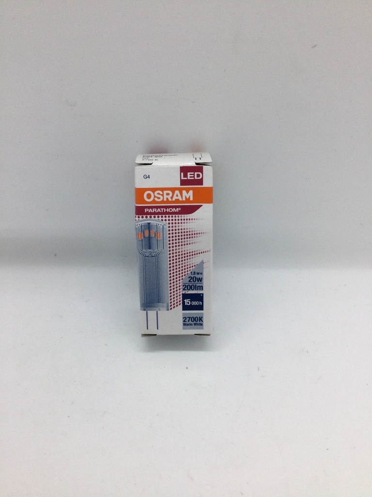 Ampoule Led G4 - 1,8W (=20W) - 12V - 200lm - Osram / Universel