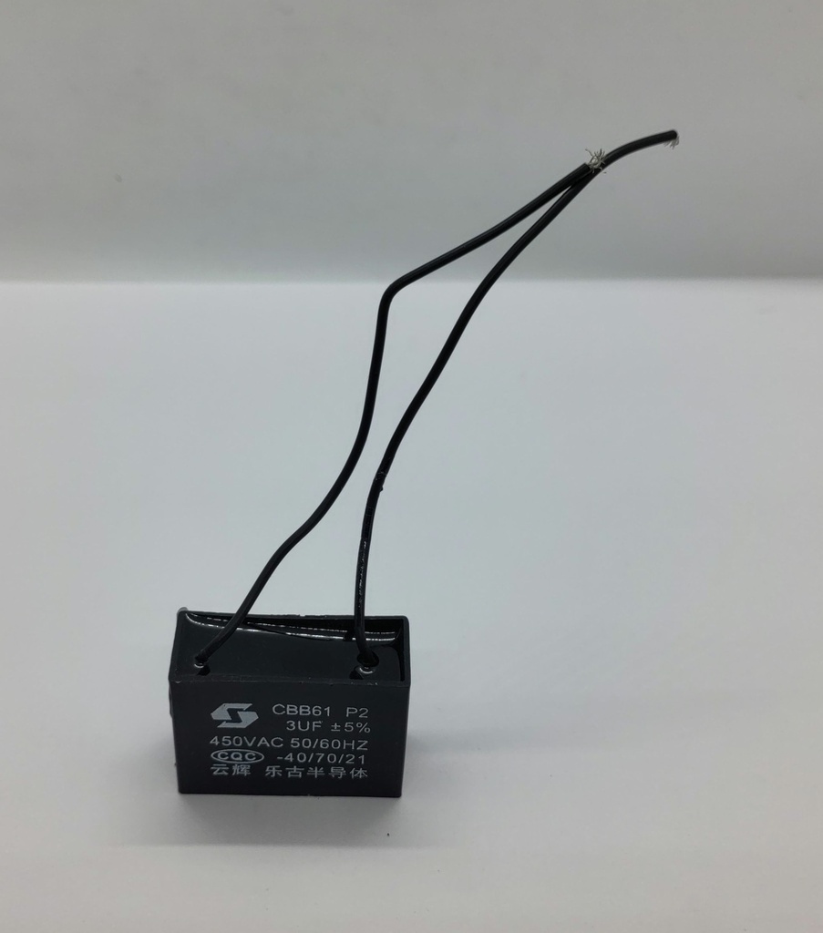 Condensateur 3uF CBB61 450Vac