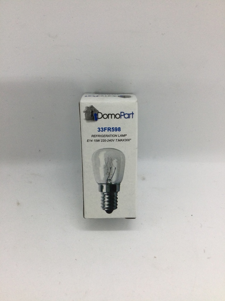 Ampoule halogène - E14 - 15W - 220V - 300 degrés - Universel