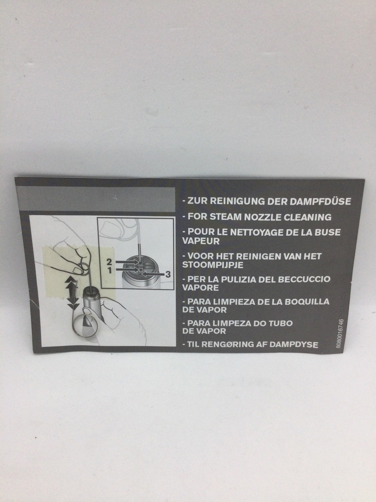 Epingle de débouchage buse vapeur - MS-5A01399 - Machine à café - Krups