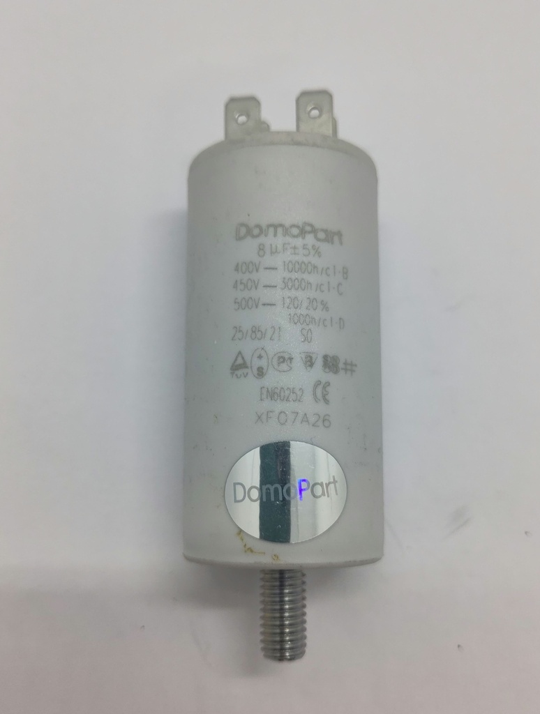 Condensateur 8uF Ducati (vissé) 450Vac