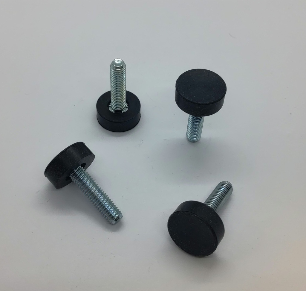 Kit 4 pièces  : pieds lave-linge ø10mm - M10x39mm - Universel