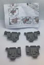 Fixation tiroir inférieur lave-vaisselle Bosch / Siemens 00611473