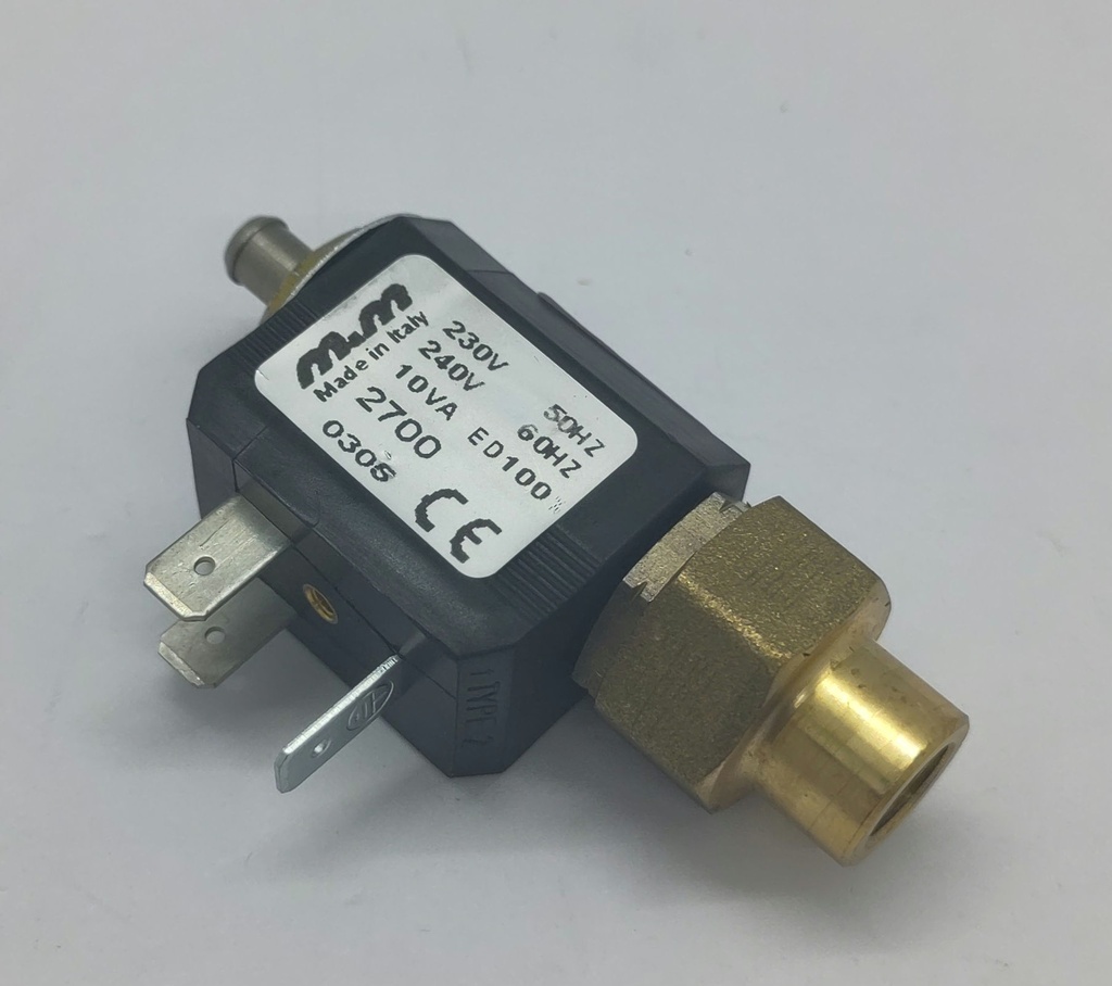 Electrovanne 1 voie  (2) - 180° - 1/8" / 6mm - 230V - Seb / Universel