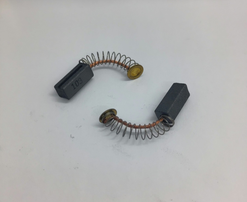Kit 2 charbons moteur 6.2x6.2x16mm  - Universel