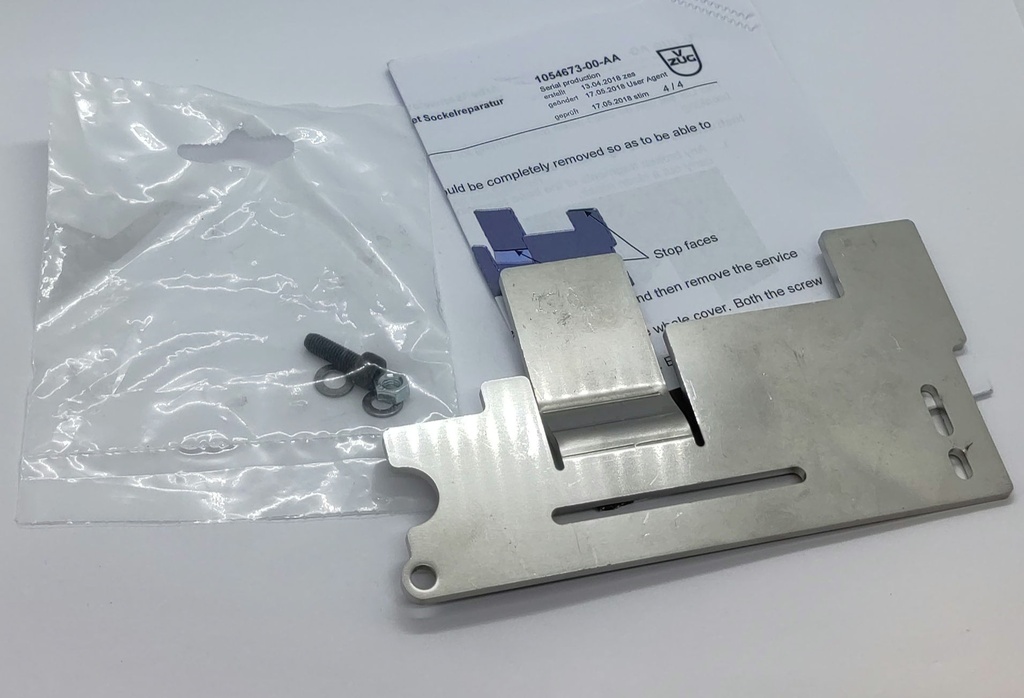 Set de renforcement charnière gauche - 1059136 - lave-vaisselle - V Zug