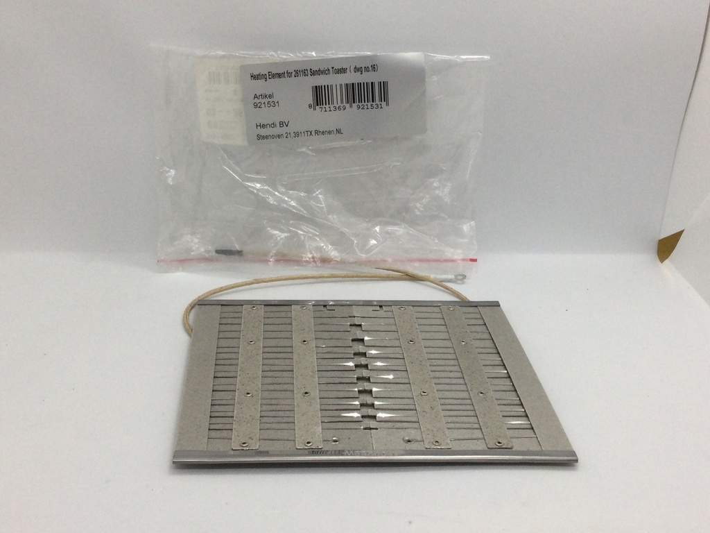 [#R466566] Résistance chauffante Toaster / Croque-Monsieur - 145 x 153 mm - 115V / 288W - 921531 Hendi