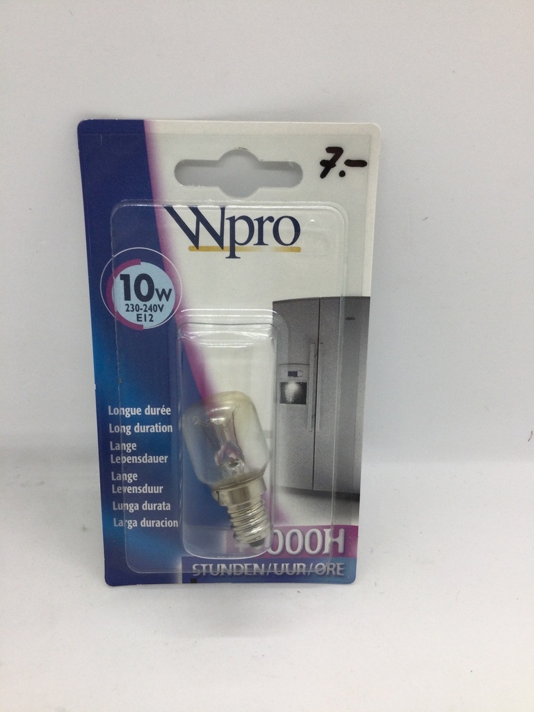 Ampoule halogène E12 10W Réfrigération