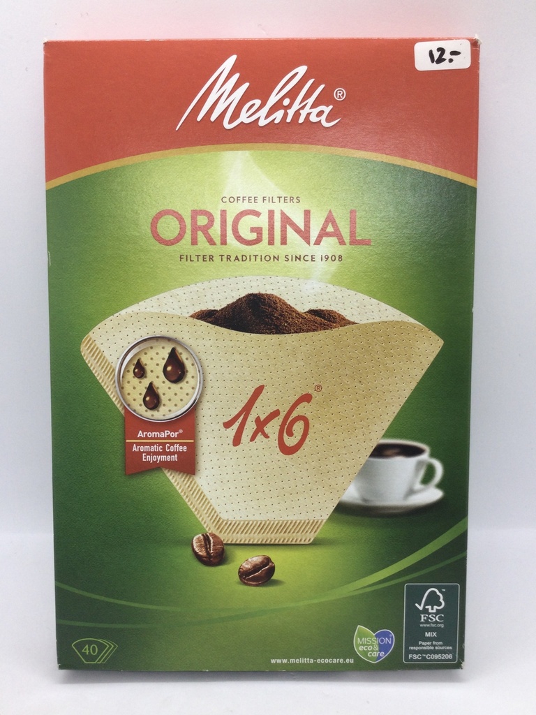 40 filtres papier - 90505 - café filtre - Melitta / Universel