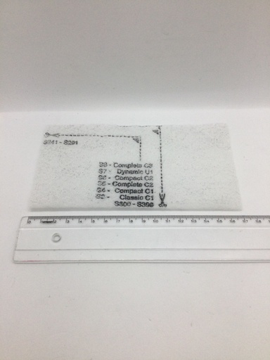 [6713110] Filtre Aspirateur Miele 6713110 - lot de 3 (entrée moteur)