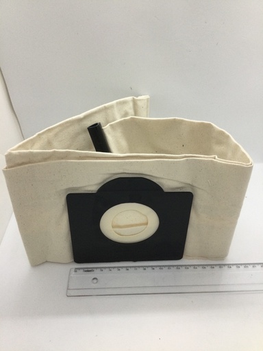 Lot 2 sacs à poussière en tissu avec clip - aspirateur circulaire - Universel
