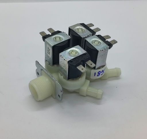 Electrovanne 4 voies - ø10mm -  3/4" - 180° - 230V - 3213931 - Miele - Universel