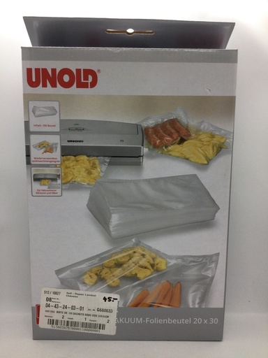 [#G688633] 100 sachets de mise sous vide - 200x300mm - 4801002 - Unold