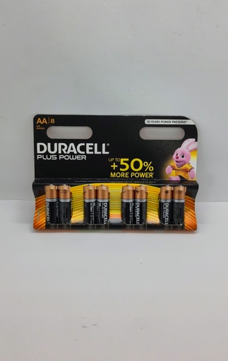 [#M303044 5000394017764] Pile Alkaline (8x) LR06 - AA - 1.5V - ø13.5x50mm - Duracell / Universel