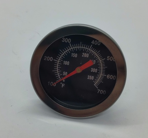 Thermomètre a fixer avec sonde - Inox - de 50°C à 350°C - Universel