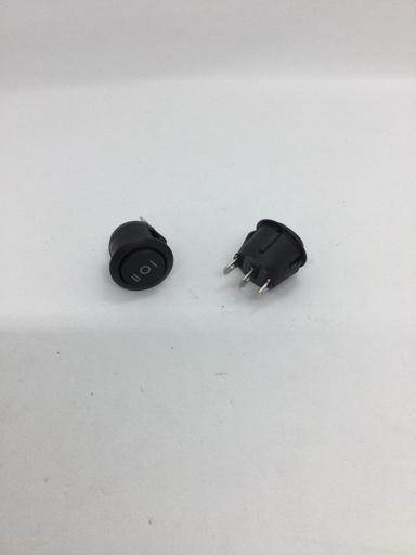 Interrupteur on/off 2 vitesses - (dia 23mm) 3 pins - 6A (max.) - 250V - KCD1