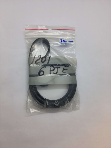 [#D965340] Courroie Poly V (rainure) 1201 J6 x 13.8mm - Universel