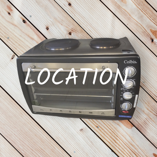 LOCATION Four compact 230V avec 2 plaques en fonte