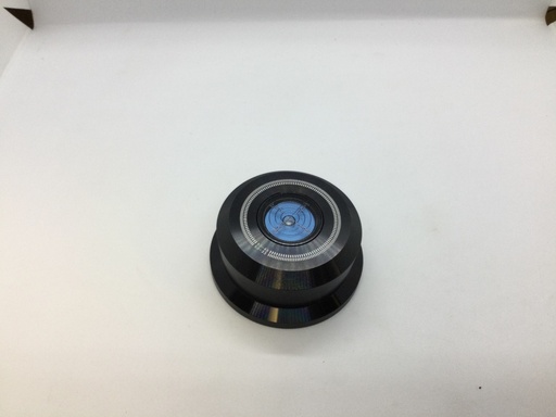 Niveau à bulle ultra précis avec graduation - diamètre 76,5mm - 7.28mm x 35mm