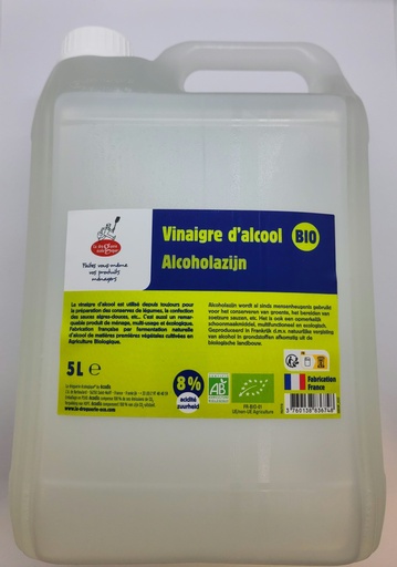 [#DO058] Vinaigre Bio 8% - 5 litres - Universel