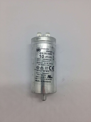 [#G873199] Condensateur Ducati (vissé) - ø35 x 78mm - 10uF - 450Vac - Universel