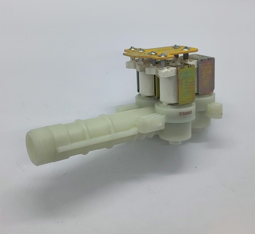 Electrovanne 3 voies - ø10mm -  3/4" - 90° -  230V - Universel